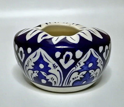 Hand Made Blue Pottery Ash Trays