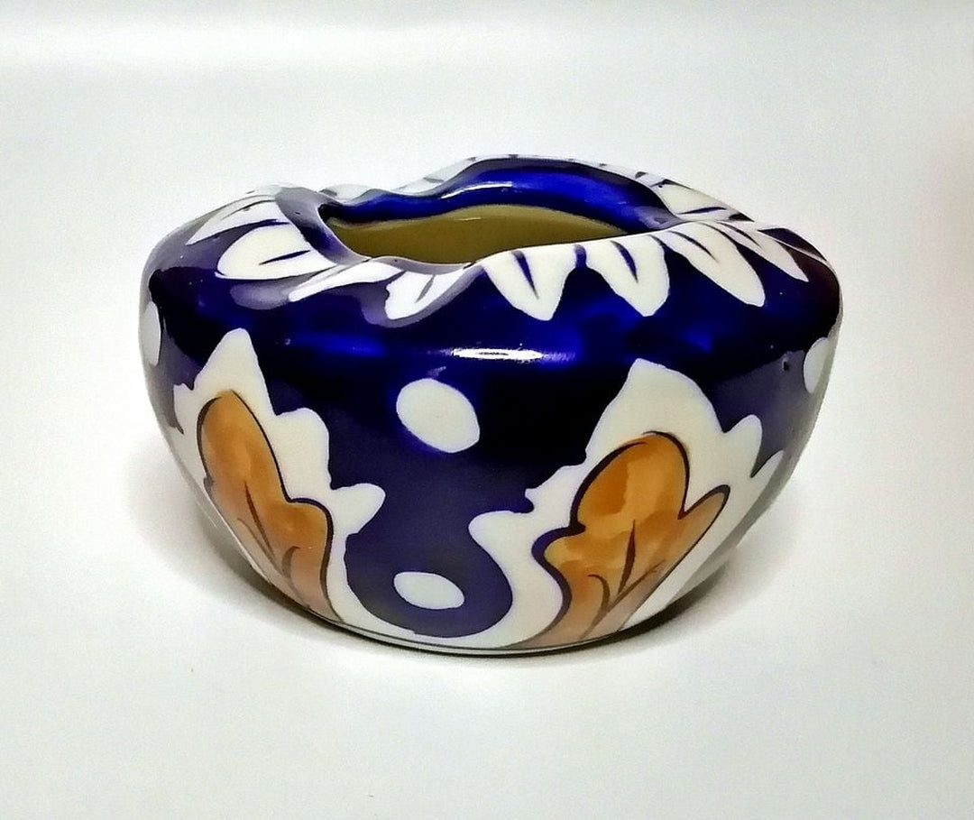 Hand Made Blue Pottery Ash Trays