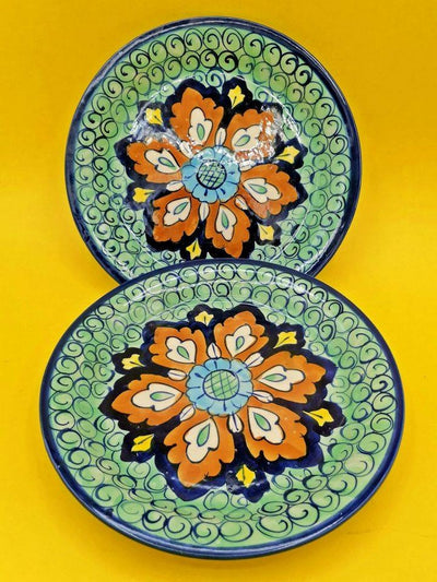 Blue Pottery Hand-Made Plate
