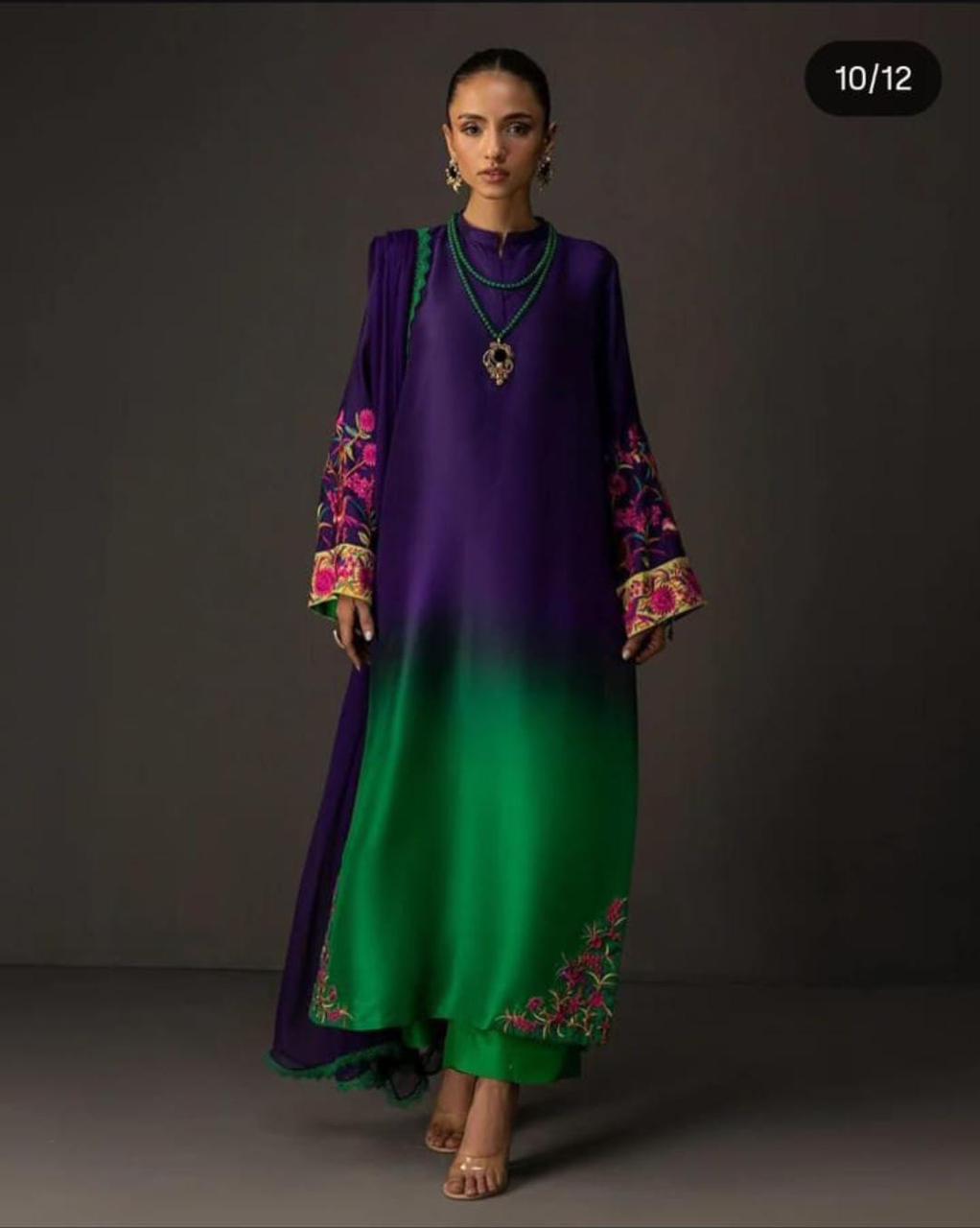 3 Pc Shamoz Silk Collection