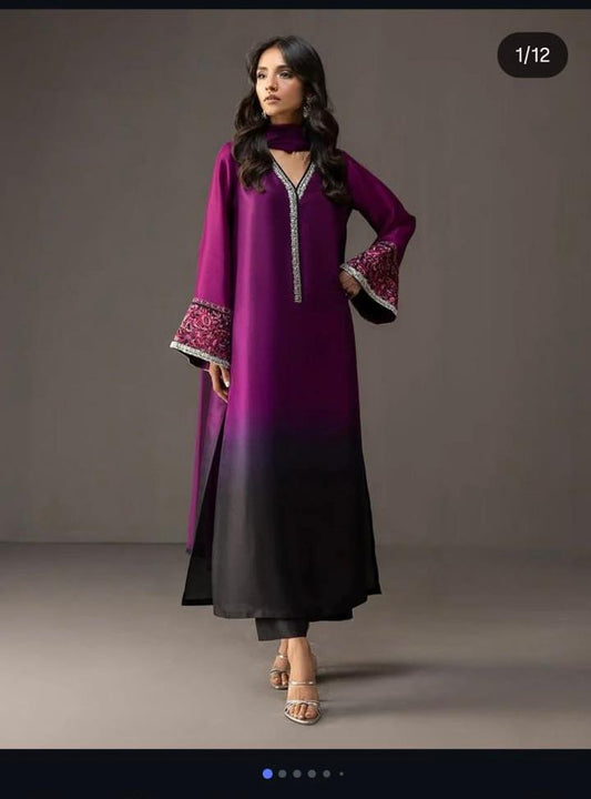 3 Pc Shamoz Silk Collection